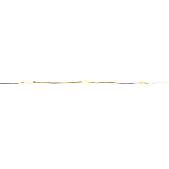 8 Pack: 18ct. Warm White LED String Lights with Gold Wire by Ashland®
